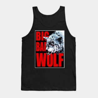 Big Bad Wolf (Red) Tank Top